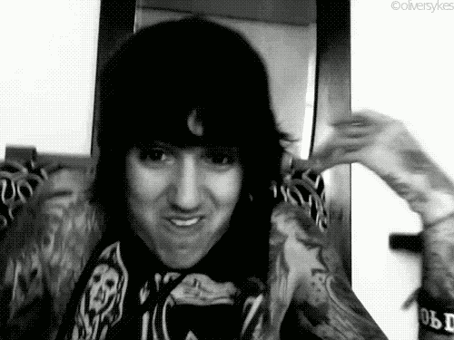 Anime is life! • iheartbandsandbandmembers: Oliver Sykes and his...