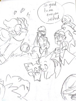 scribblehooves:All together(?) reunion&hellip;