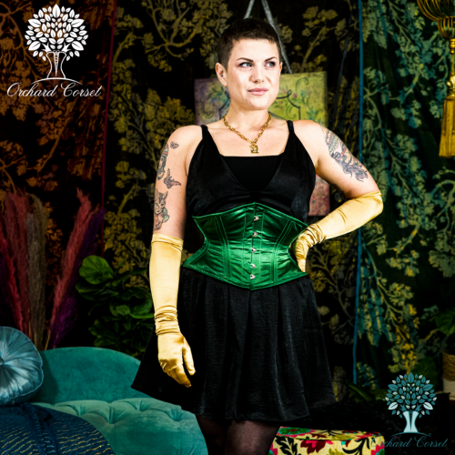 Black Friday corsets are LIVE!  Limited Edition emerald satin &amp; taupe shantung as low as $42.99!