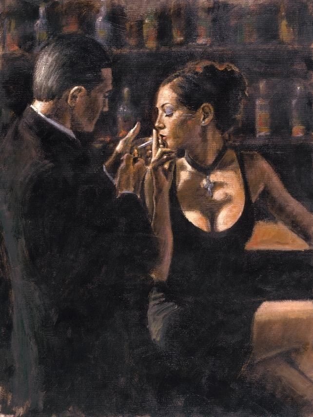 coolstarbucksforever:  Fabian Perez.    1967.    “Reflection of a Dream”