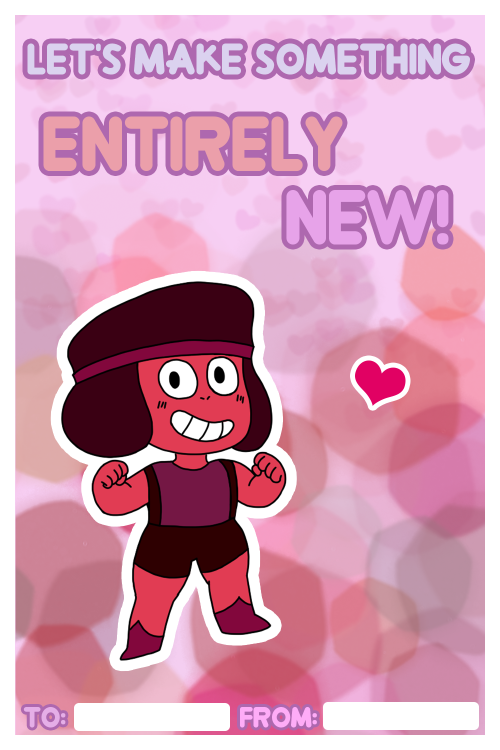 starlite-decay-art: Steven Universe Chibi Valentines CardsFeel free to send them to someone you care