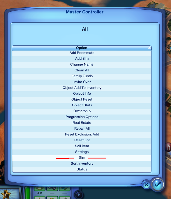 how to turn off notifications for mastercontroller sims 3