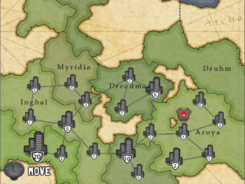 Updating the map so the player has a better understanding of the relative city strengths