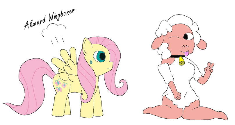 lloxies-art-boxy: Somethign silly, I dunno. Just kept imagining Fluttershy getting