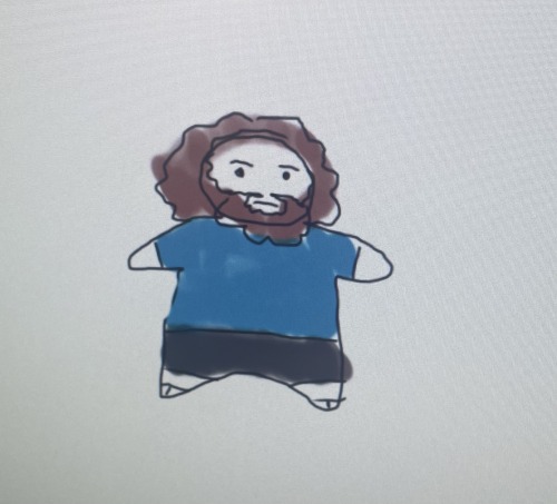 Mouse Drawn Chris Dunne That Looks Like Minecraft Steve