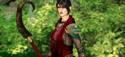 fmfmods: Inquisition Morrigan Outfit RetextureAs much as I appreciate the nod to her original design