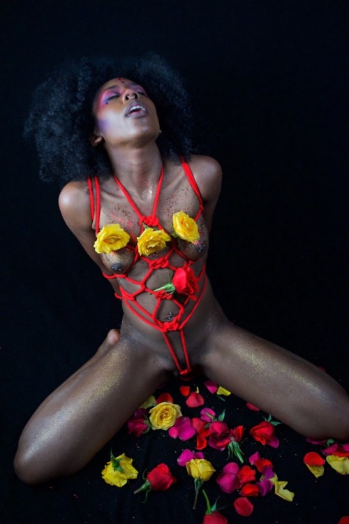prettyperversion: “A climax of roses ” @prettyperversion rigger/photographer Don’