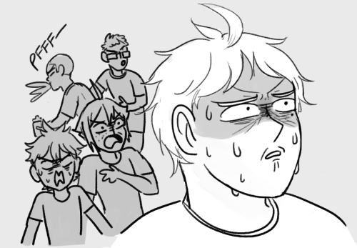 unipacas:  when pickup lines go horribly wrong for my cinnamon roll @emererre whom i love v much pls go look at their amazing art (ღ˘⌣˘ღ) 
