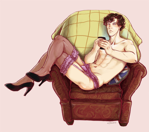 sherlock-in-heels:captainsofjohnlock:missmuffin221:taikova:commissioned by kirasnick! (posted with p