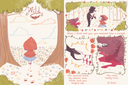 hkasof: red riding hood’s story didn’t end with the wolf. “wild”, a short comic about hurt and healing 