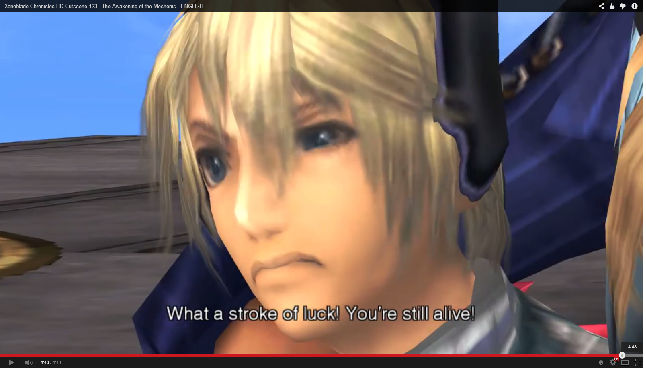 roxas&ndash;thats-a-stick:  Shulk’s face at this moment is priceless!