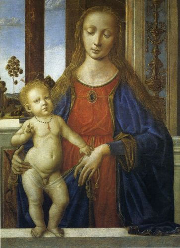 Madonna with Child, 1473, Pietro Perugino