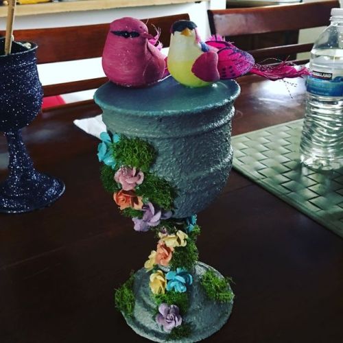 BIRDIE SPA DAY! #gotagrail #birdbath #fashionfunpj #kreweofkingarthur #kingarthurparade2019https:/