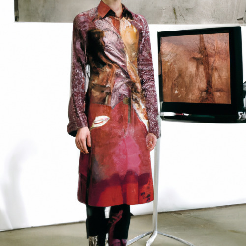 lucky-number-8:  Yoshiki Hishinuma F/W 2004 Runway Collection Interpreted by A.I Generative Tools.