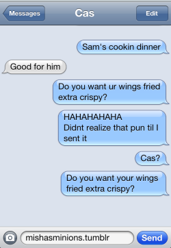 the-changlorious-bastards:  get-in-my-tardis:   TEXTS FROM CAS   well that escalated quickly   