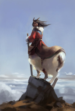 scoutrage:  Alpine Centaur by Hirukio 