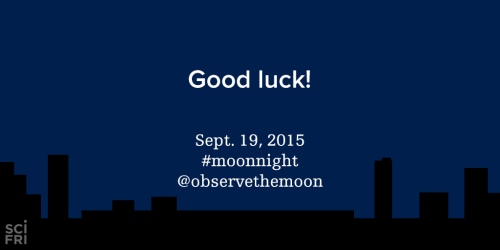 sciencefriday:Tonight is International Observe the Moon Night - so it’s the perfect time to test t