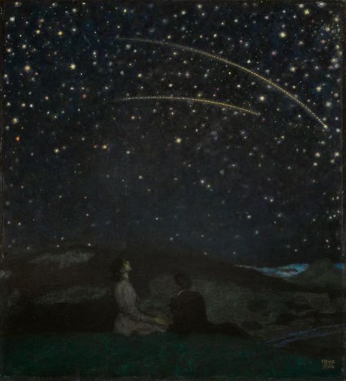 barcarole:Sternschnuppen, Franz von Stuck, 1912.