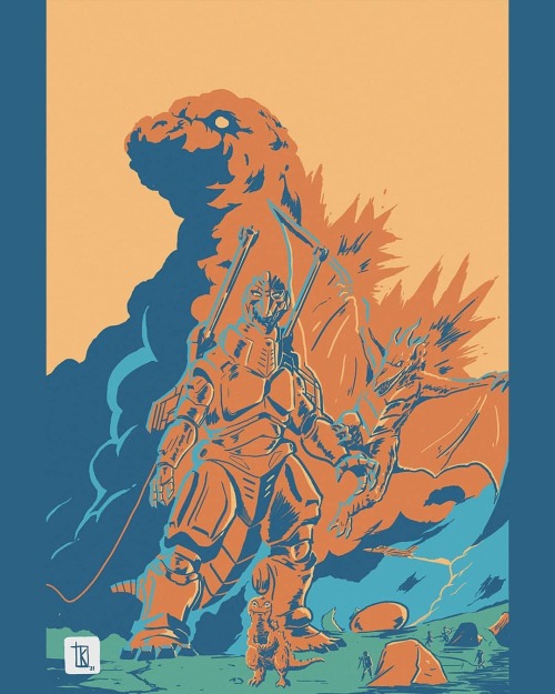 Godzilla vs. Mechagodzilla II (1993) Movie Fan Poster design @godzillamovie @godzilla_toho #ゴジラ . . 