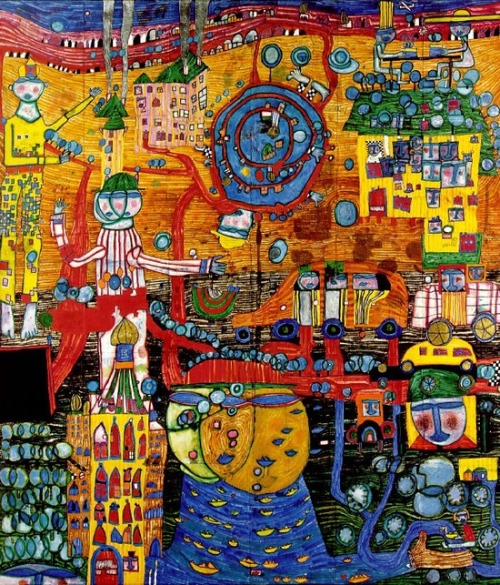 michellemlcr: Hundertwasser (via Expressionism)