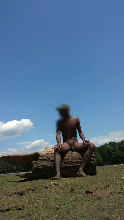 #blackmalenudity MAN VS. Nature