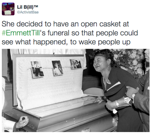 actjustly:  actjustly:  Today, on the 60th anniversary of Emmett Till’s death, I did an impromptu & unorganized black history lesson. I didn’t intend to do this but like the last tweet says, sometimes I get jacked about history & just go off.