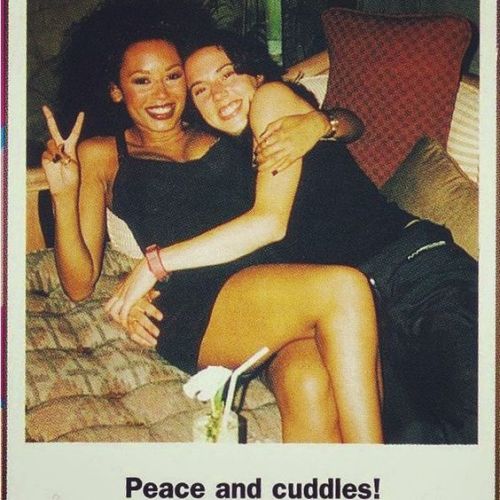 Melanie C (Sporty Spice) and Mel B (Scary Spice)- Spice Girls