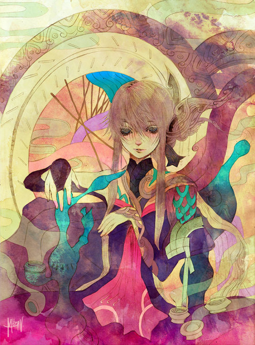 lohrien:  Illustrations by meisan dA l tumblr