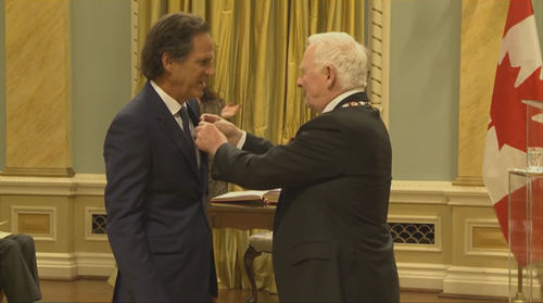 Our Co-founders, Michael Budman and Don Green receiving The Order of Canada in Ottawa, Canada on Nov