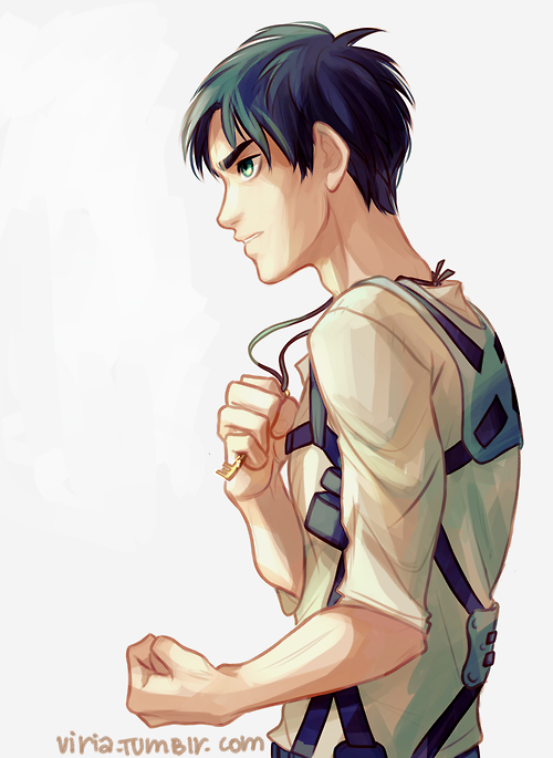 elizaethian:  So this is Viria’s Attack on Titan fan art.  ISN’T IT FUCKING AMAZING????  Go look at more of her art!  