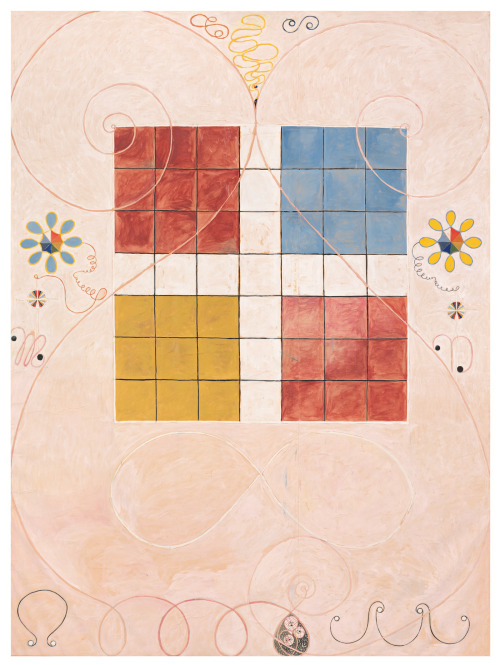 lunosphere: Hilma af Klint, The Ten Largest; Childhood (1–2), Youth (3–4), Adulthood (5&