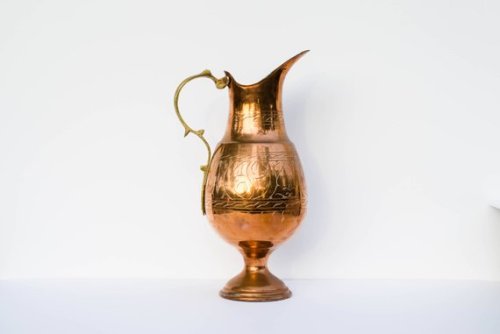 Copper Water Pitcher //TGLineVintage