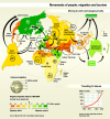 Migration and tourism: Migration between and inside world regions from 1995 to 2004