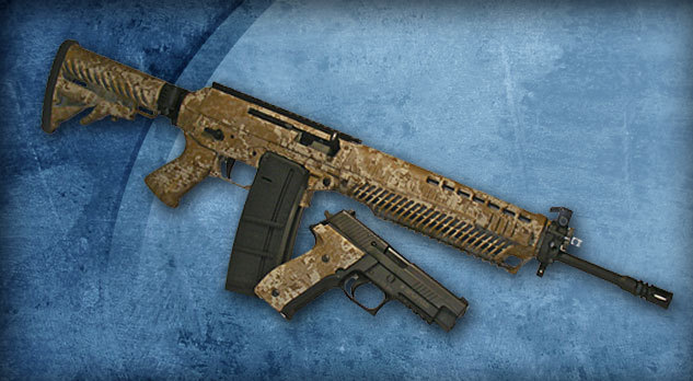 gunrunnerhell:  SIG Combo A limited edition pair of SIG Sauer’s iconic rifle and