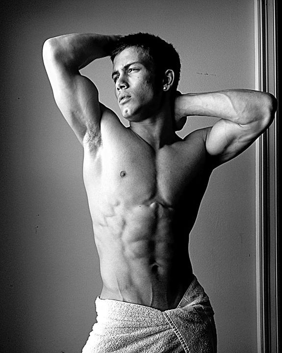 guystease:  Michael A Hoffman - hot up and coming male fitness model. Towel Extravaganza