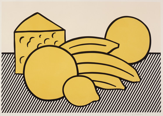 topcat77: Yellow Still Life, 1974 Roy Lichtenstein Lithograph and screenprint on
