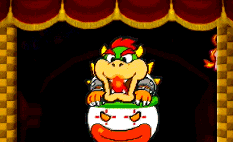 100% paper mario 100% of the time — n64thstreet: Bowser gets