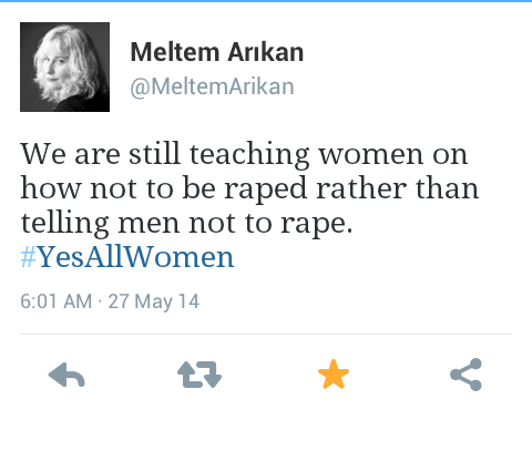 obamaflakes:  Some personal favorites from the #YesAllWomen feed on Twitter- part
