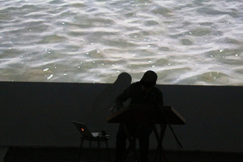 Images from performances by $3.33, Dan Joseph and Hakim Muhammadat Human Resources (410 Cottage