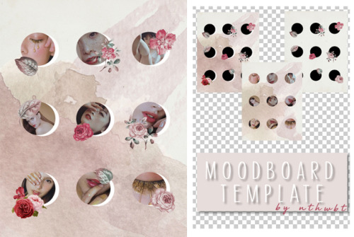 MOODBOARD TEMPLATE # 1 -  by nthwbtINFORMATION:Here is a moodboard template for you!You can choose t