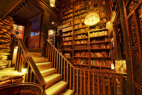 wanderlust-lusting:  Library Staircase, House on the Rock, Wisconsin