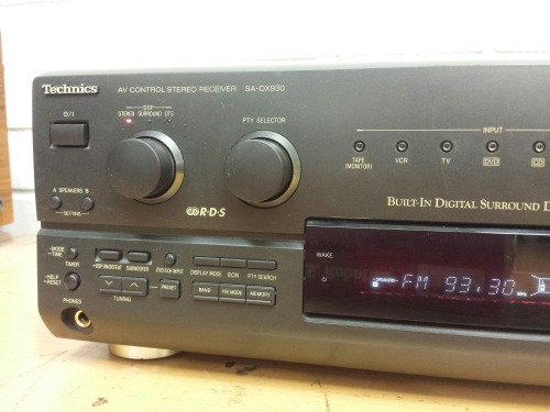 Technics SA-DX930 AV Control Stereo Receiver, 1999