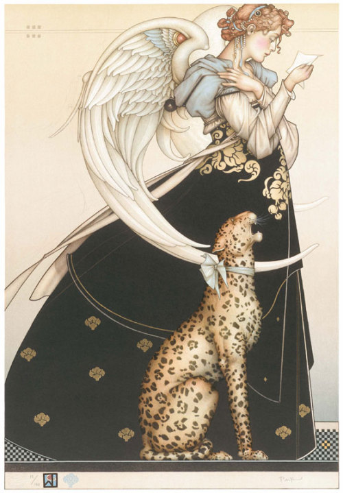 Michael Parkes - The Letter (2005)“It was originally titled ‘The Angel of Corinth&rsqu