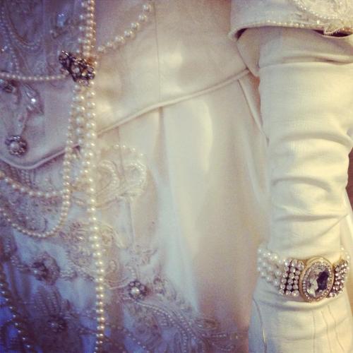 ornamentedbeing:A sneak peek of my costume that will be shown at Buckingham Palace on May 18th. The 