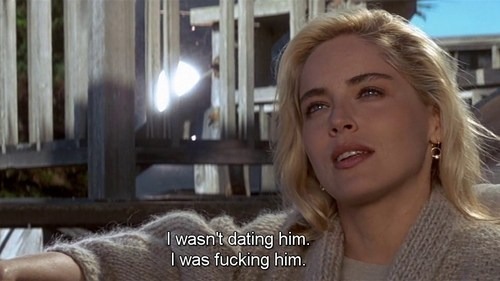 se7enteenblack:supermodelgif:Basic Instinct (1992)literally same.