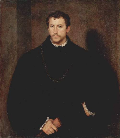 renaissance-art-blog:  Portrait of a Young Man (The young Englishman), 1545, TitianSize: 93x111 cmMedium: oil, canvas