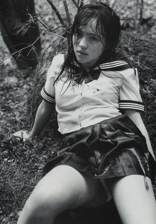 drinktheantidote:  Runa Nagai Photographed by Nobuyoshi Araki   | Japan  | 1999
