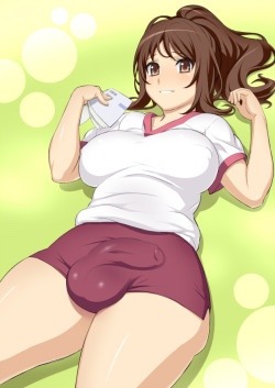 littleredssideblog:  Futas in tightly fitted clothing