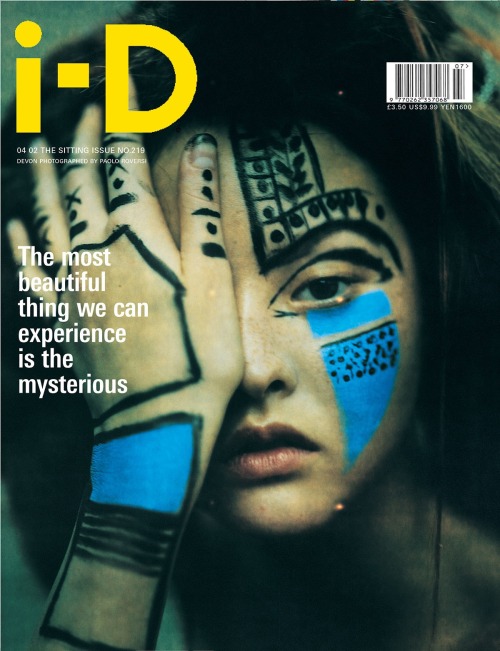 Devon Aoki by Paolo Roversi,  i-D Magazine April 2002