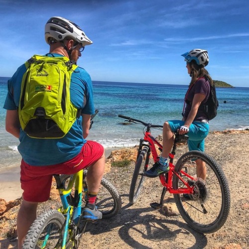 mtbcymru: From the lofty dry tops of Ibiza to the sea  _________________________ #Ibiza #mtb #advent